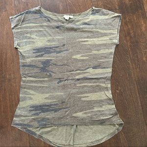 Distressed Camo t-shirt